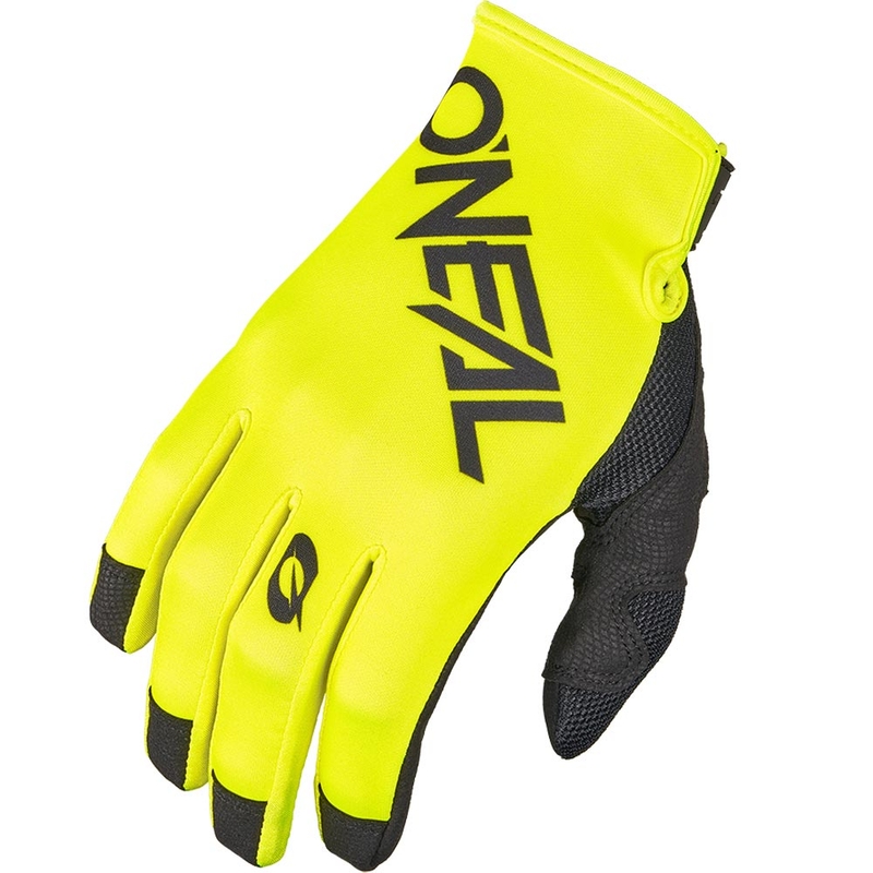 Γάντια motocross O'Neal Mayhem Rider φθορίζοντα κίτρινα