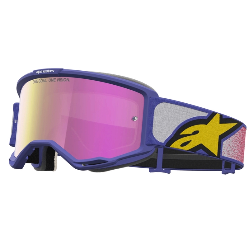Γυαλιά Alpinestars Vision 5 Drag motocross κόκκινο-μωβ
