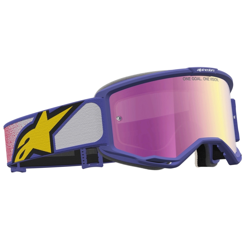 Γυαλιά Alpinestars Vision 5 Drag motocross κόκκινο-μωβ