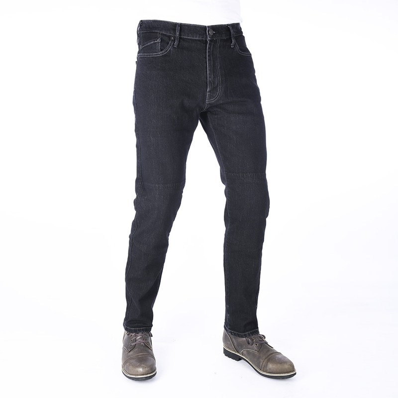 Jeansy na motorku Oxford Original Approved Slim Fit černé