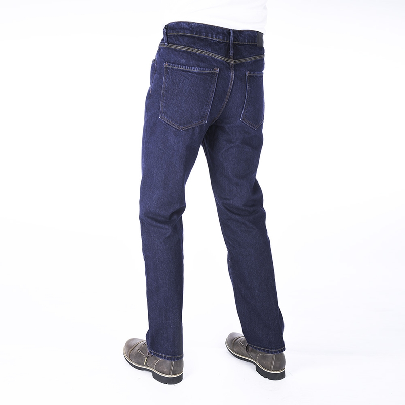 Zkrácené jeansy na motorku Oxford Original Approved Jeans modré