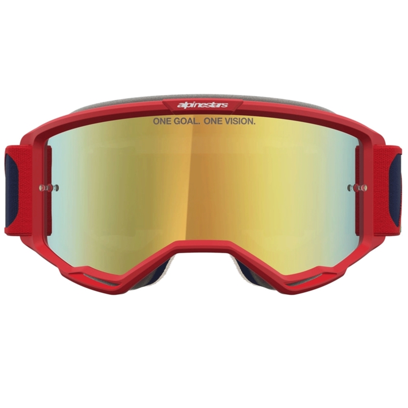 Γυαλιά Alpinestars Vision 5 Drag motocross κόκκινο-μπλε-φλουορ κίτρινο