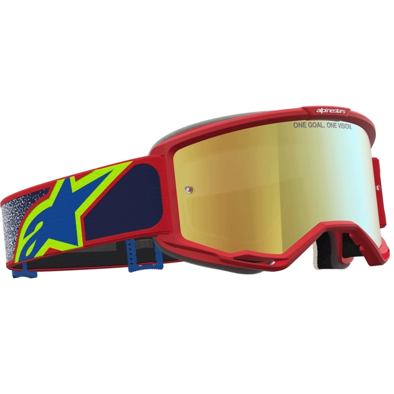 Γυαλιά Alpinestars Vision 5 Drag motocross κόκκινο-μπλε-φλουορ κίτρινο