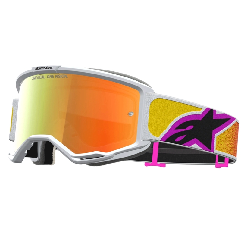 Γυαλιά Alpinestars Vision 5 Drag motocross πορτοκαλί-κόκκινα