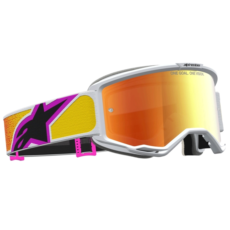 Γυαλιά Alpinestars Vision 5 Drag motocross πορτοκαλί-κόκκινα