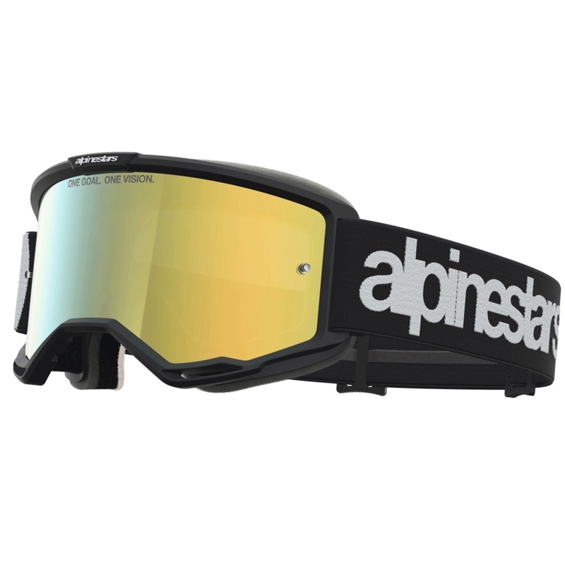 Γυαλιά motocross Alpinestars Vision 5 Hone ασπρόμαυρα