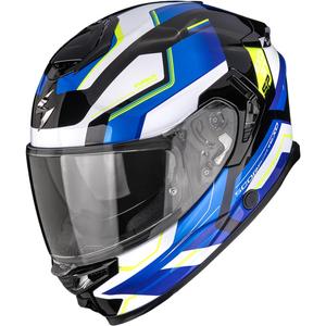 Κράνος μοτοσικλέτας Scorpion EXO-GT SP Air Arkon full face μαύρο-άσπρο-μπλε