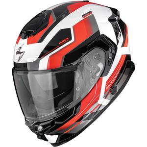 Κράνος μοτοσικλέτας Scorpion EXO-GT SP Air Arkon full face λευκό-κόκκινο