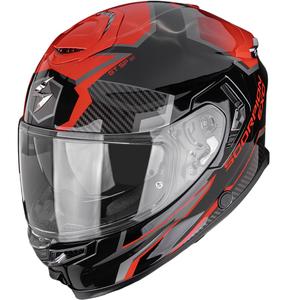 Κράνος μοτοσικλέτας Scorpion EXO-GT SP Air Atlas full face μαύρο-κόκκινο