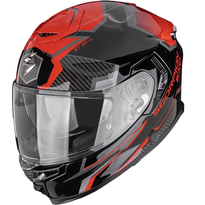 Κράνος μοτοσικλέτας Scorpion EXO-GT SP Air Atlas full face μαύρο-κόκκινο