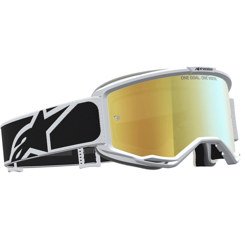 Γυαλιά motocross Alpinestars Vision 5 Rora ασπρόμαυρα