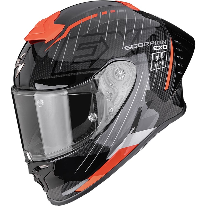Κράνος μοτοσικλέτας Scorpion EXO-R1 EVO II Air Surge full-face μαύρο-κόκκινο