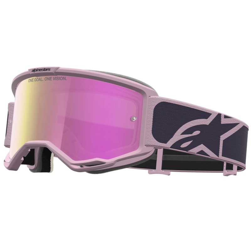 Γυαλιά motocross Alpinestars Vision 5 Rora σκούρα γκρι-ροζ