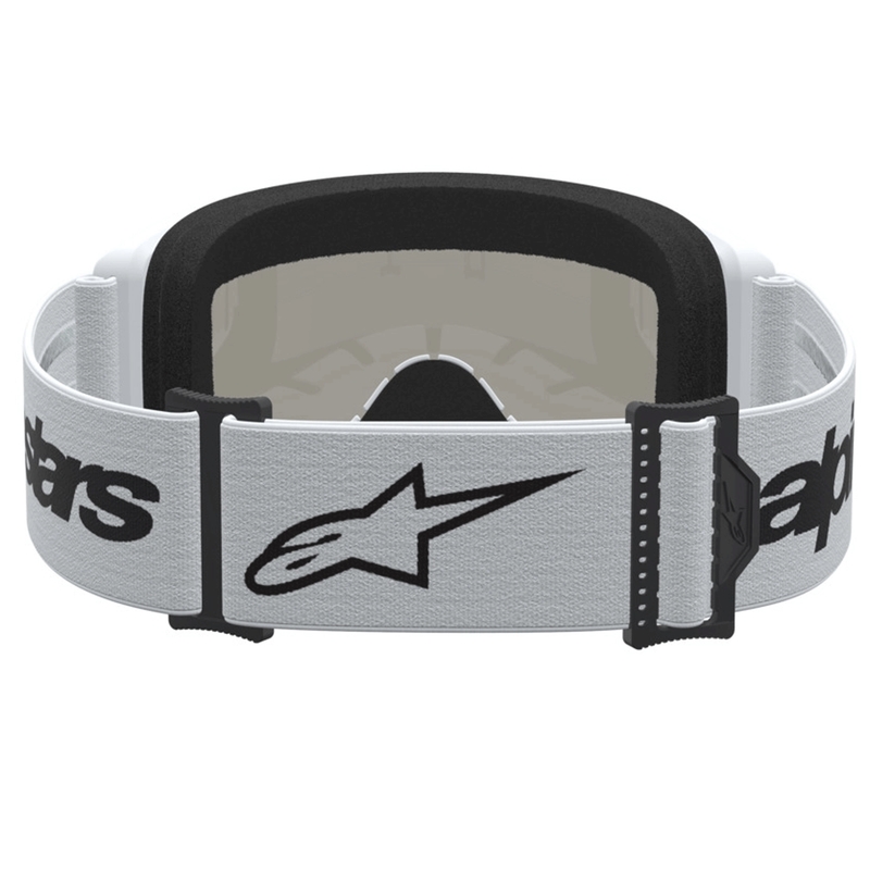 Γυαλιά motocross Alpinestars Vision 3 Wordmark λευκά-μαύρα