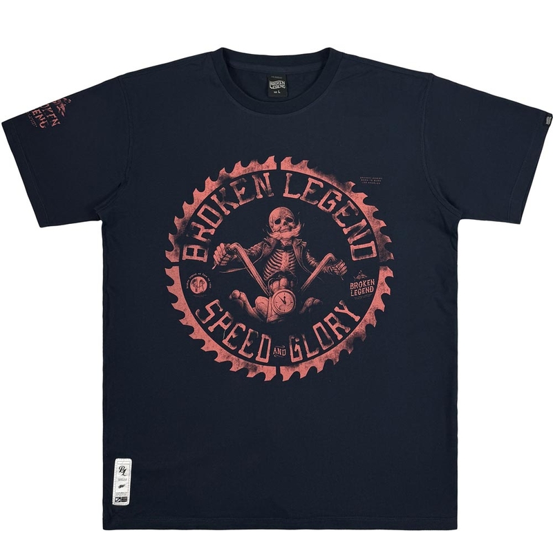 Μπλούζα Yakuza Premium Hellrider BL 303 σκούρο μπλε