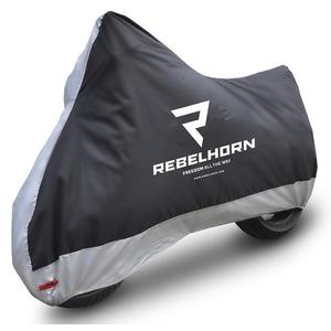 Μουσαμάς μοτοσικλέτας Rebelhorn Cover II μαύρο-ασημί