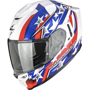 Κράνος μοτοσικλέτας Scorpion EXO-1500 Air Etoile full face λευκό-μπλε-κόκκινο