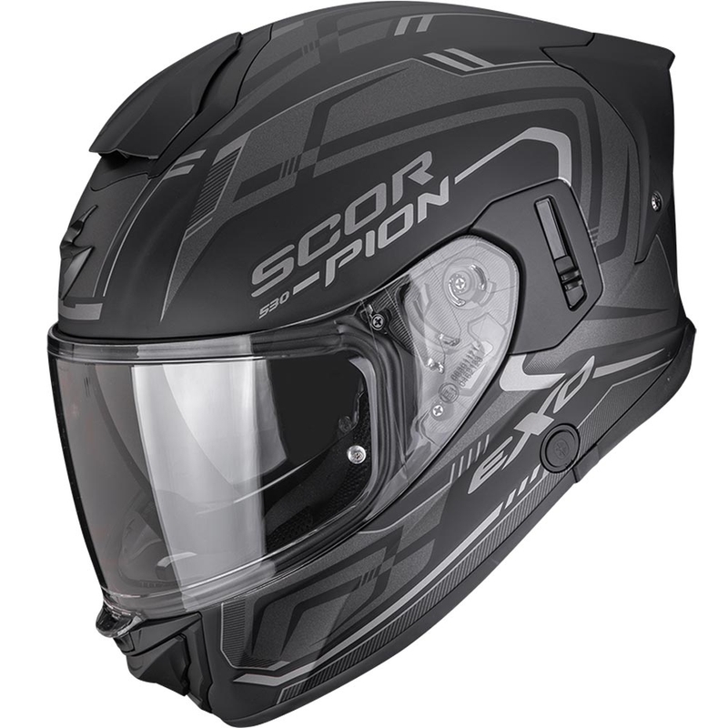 Κράνος μοτοσικλέτας Scorpion EXO-530 Air Slope full-face, ματ μαύρο-ασημί