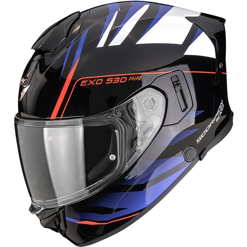 Κράνος μοτοσικλέτας Scorpion EXO-530 Air Tigris full-face μαύρο-μπλε-άσπρο