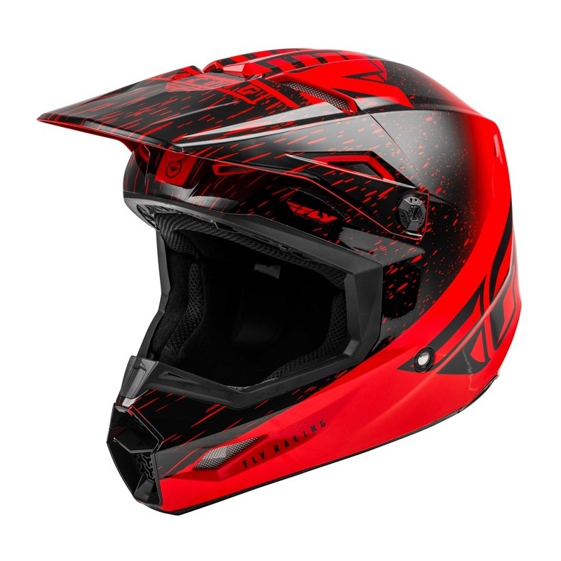 Motokrosová přilba FLY Racing Kinetic K120 červeno-černá