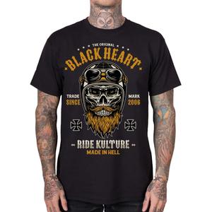 Μαύρο μπλουζάκι Black Heart Whiskery