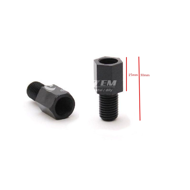 Προσαρμογέας για καθρέφτη Vicma, εξωτερικό δεξιό σπείρωμα M8/125 - εσωτερικό δεξιό σπείρωμα M8/125 universal