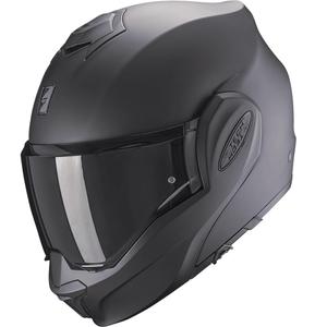 Κράνος μοτοσικλέτας Scorpion EXO-TECH Lite Solid, αναδιπλούμενο, μαύρο ματ