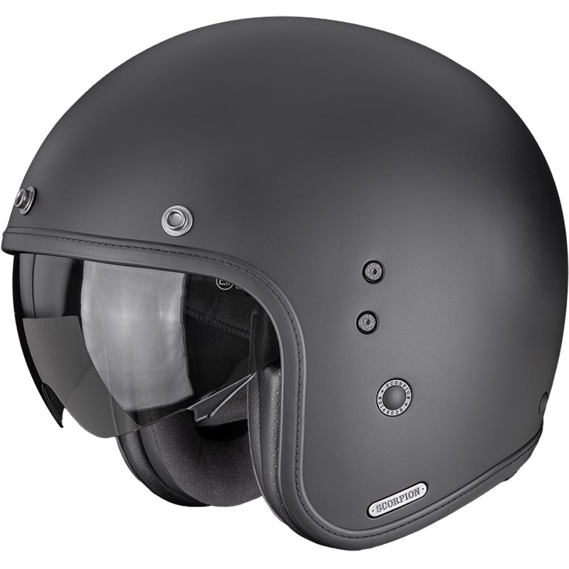 Κράνος μοτοσικλέτας Scorpion Belfast II Solid Open Face ματ μαύρο