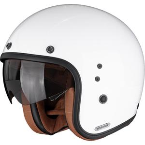 Κράνος μοτοσικλέτας Scorpion Belfast II Luxe Open Face, λευκό