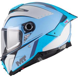 Κράνος μοτοσικλέτας full-face MT Thunder 4 R SV Wind Tunnel C7 ματ μπλε-γκρι
