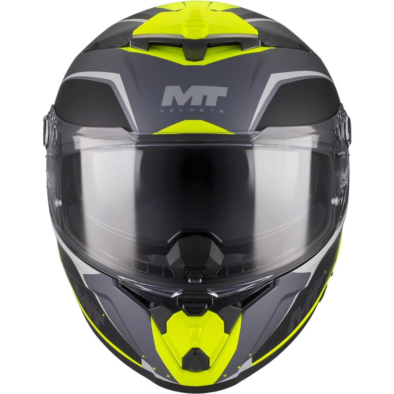 Κράνος μοτοσικλέτας full-face MT Thunder 4 R SV Wind Tunnel B3 μαύρο-γκρι-φλουορ κίτρινο