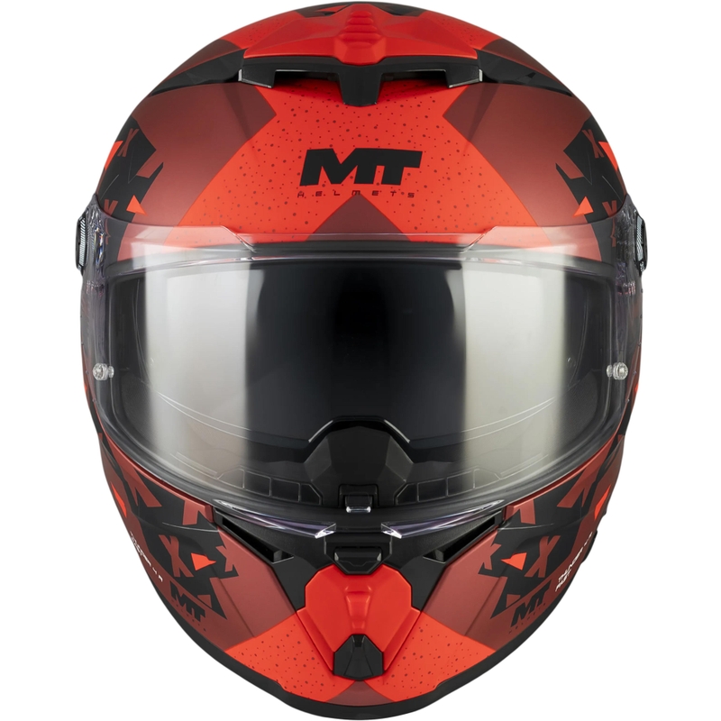 Κράνος μοτοσικλέτας full-face MT Thunder 4 R SV Fast C5 ματ μαύρο-γκρι-κόκκινο