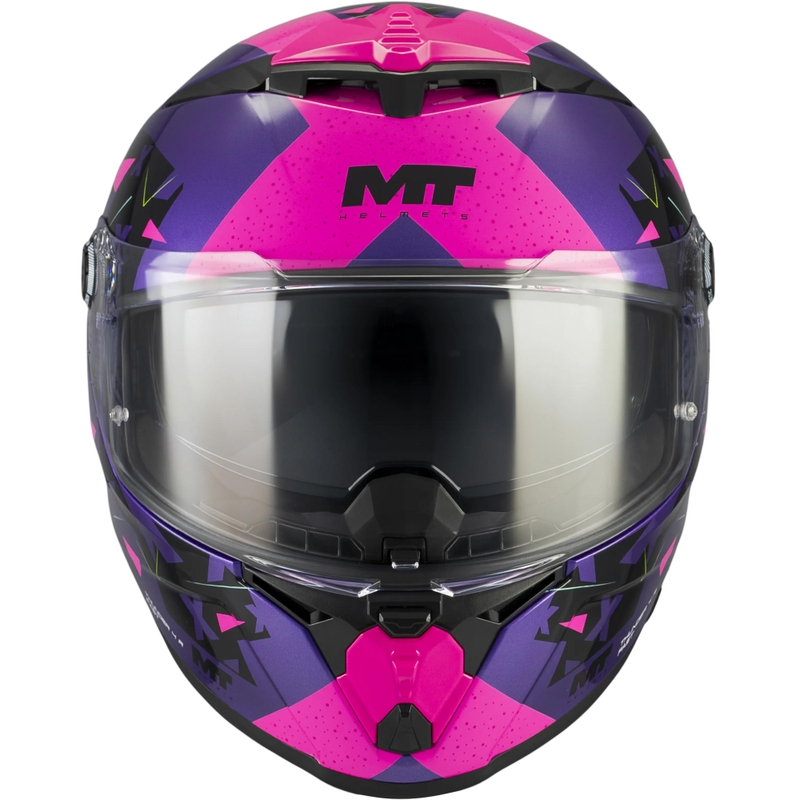Κράνος μοτοσικλέτας full face MT Thunder 4 R SV Fast C8 μωβ-ροζ-μαύρο