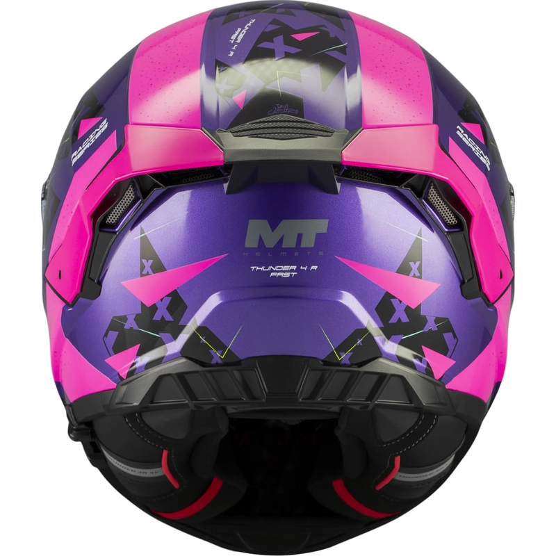 Κράνος μοτοσικλέτας full face MT Thunder 4 R SV Fast C8 μωβ-ροζ-μαύρο