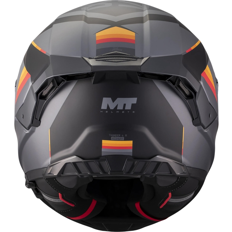 Κράνος μοτοσικλέτας full-face MT Thunder 4 R SV Highway B5 ματ γκρι-μαύρο