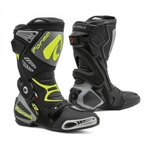 Forma Ice Pro μαύρο-γκρι-φλούο κίτρινο μπότες μοτοσικλέτας
