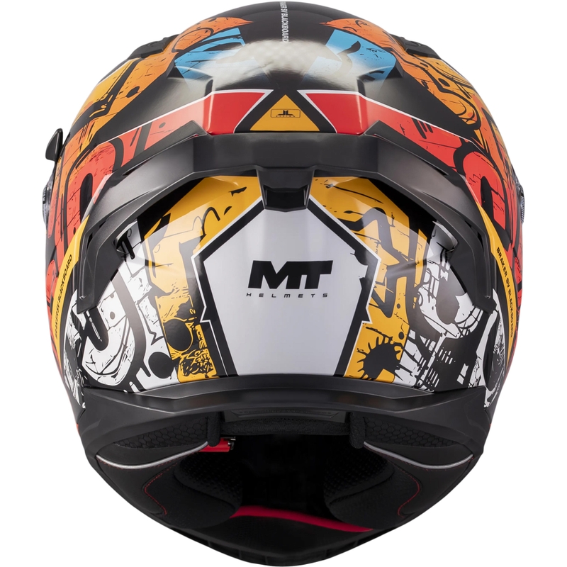 Κράνος μοτοσικλέτας full face MT Braker SV Blackboard B5 μαύρο-μπλε-κόκκινο