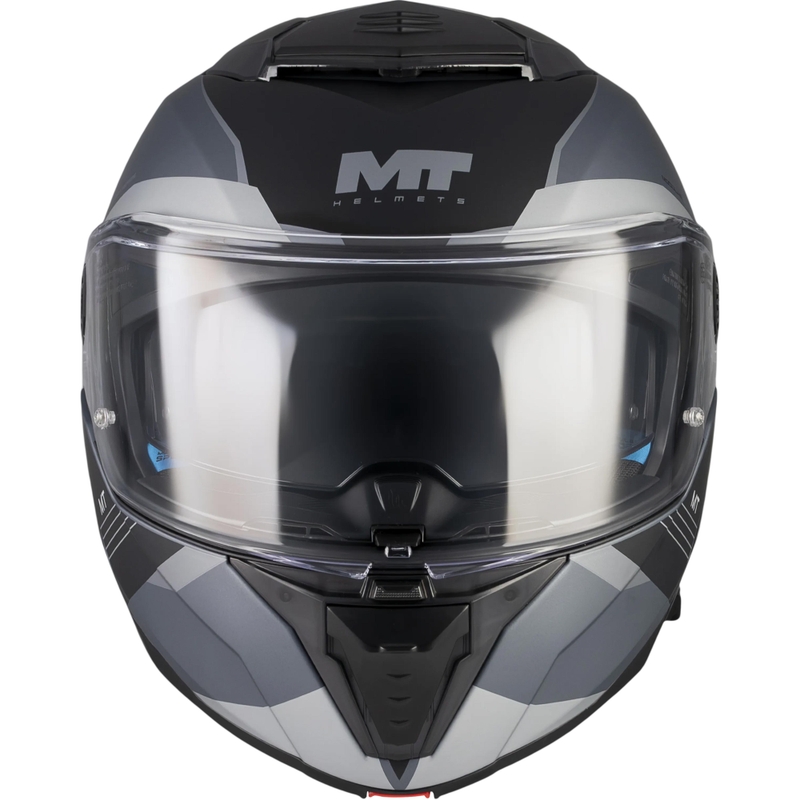 Κράνος μοτοσικλέτας MT Atom 2 SV Kaster C2 ματ μαύρο-γκρι