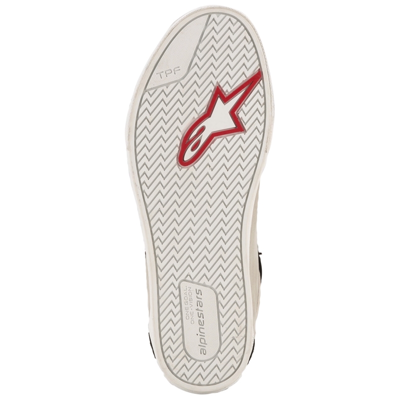 Δερμάτινες μπότες μοτοσικλέτας Alpinestars Ride-63 Μαύρο-Ανοιχτό γκρι-Λευκό