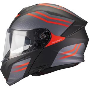 Κράνος μοτοσικλέτας MT Genesis R SV Vibe B5 ματ μαύρο-γκρι-κόκκινο