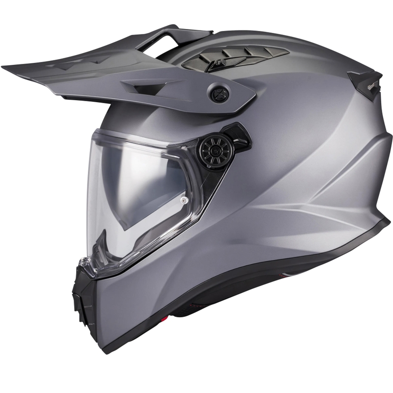 Κράνος μοτοσικλέτας Enduro MT Track SV Pure A2 ματ γκρι