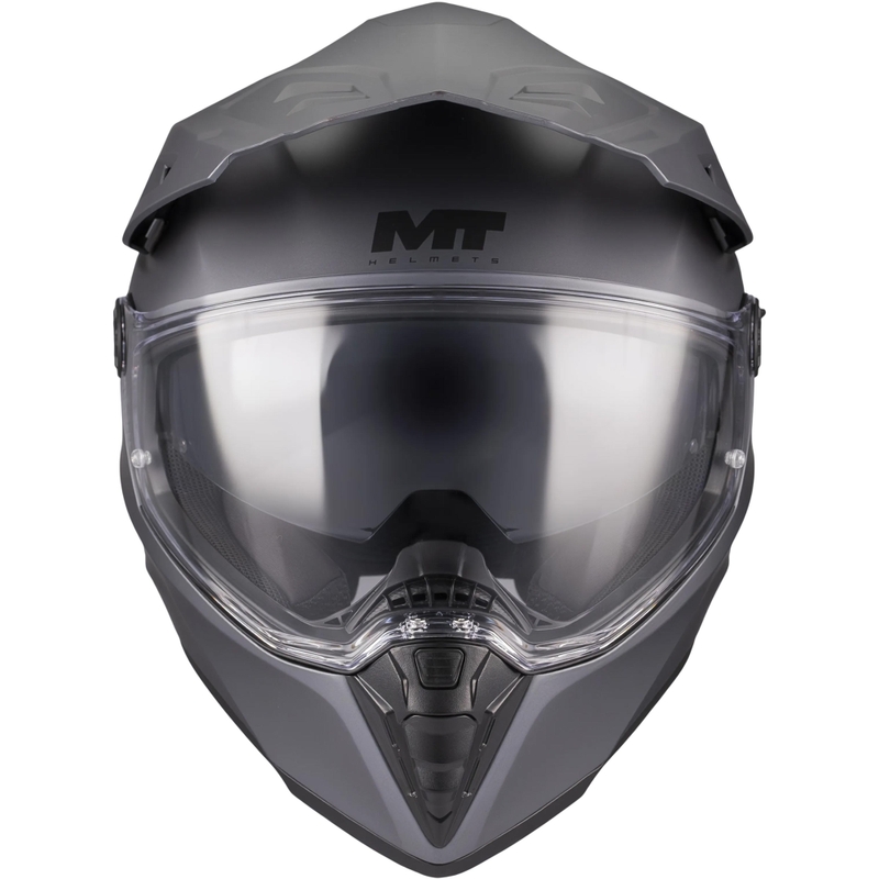 Κράνος μοτοσικλέτας Enduro MT Track SV Pure A2 ματ γκρι