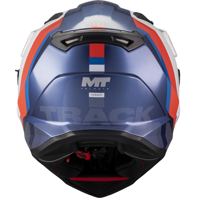 Κράνος μοτοσικλέτας Enduro MT Track SV Nomad C0 μπλε-λευκό-κόκκινο