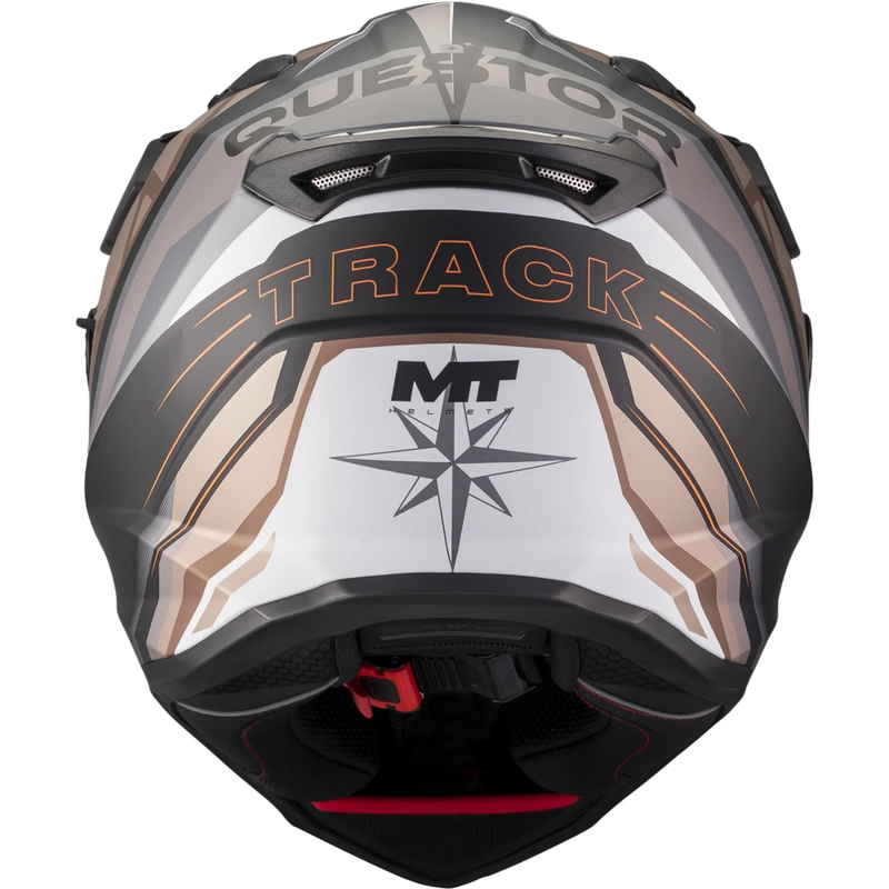 Κράνος μοτοσικλέτας Enduro MT Track SV Questor B9 ματ μαύρο-καφέ