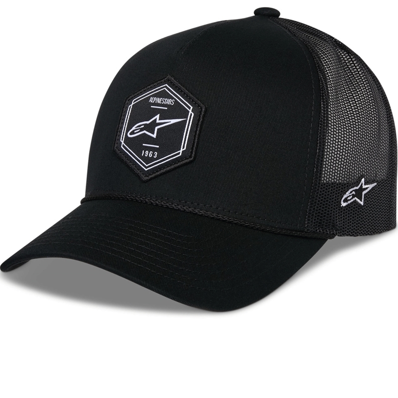 Καπέλο Alpinestars Hexeon Trucker μαύρο-μαύρο