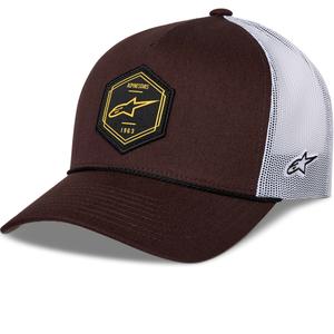 Καπέλο Alpinestars Hexeon Trucker καφέ-λευκό