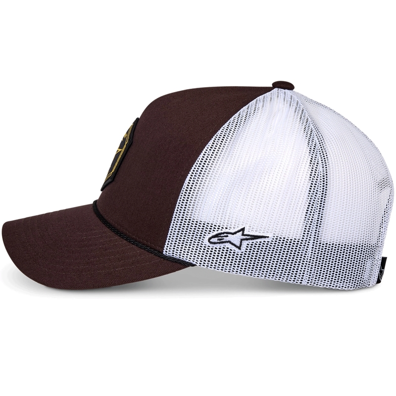 Καπέλο Alpinestars Hexeon Trucker καφέ-λευκό