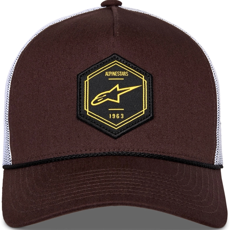 Καπέλο Alpinestars Hexeon Trucker καφέ-λευκό