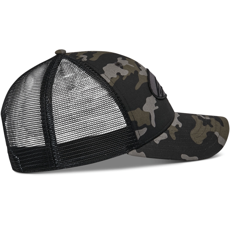 Καπέλο Alpinestars Oblique Camo Trucker μαύρο-καμουφλάζ-μαύρο