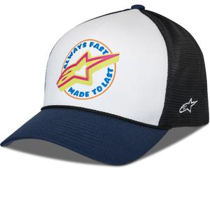 Καπέλο Alpinestars Aorbit Trucker λευκό-μπλε-μαύρο